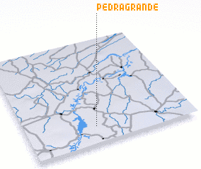 3d view of Pedra Grande