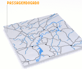 3d view of Passagem do Gado