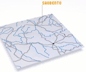 3d view of São Bento