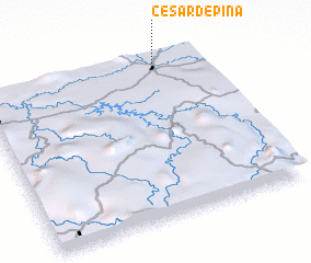 3d view of César de Pina