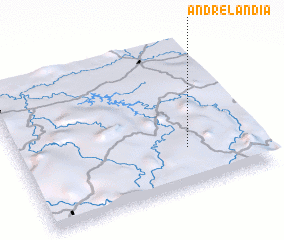 3d view of Andrelândia