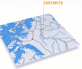 3d view of Santa Rita