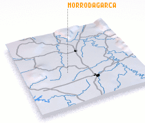 3d view of Morro da Garça