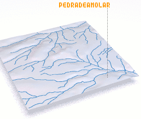 3d view of Pedra de Amolar