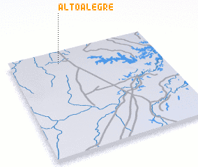 3d view of Alto Alegre