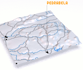 3d view of Pedra Bela