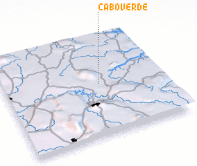 3d view of Cabo Verde