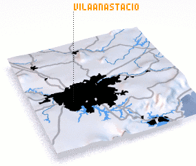 3d view of Vila Anastácio