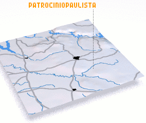 3d view of Patrocínio Paulista