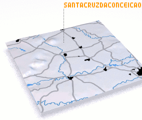 3d view of Santa Cruz da Conceição