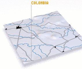 3d view of Colômbia