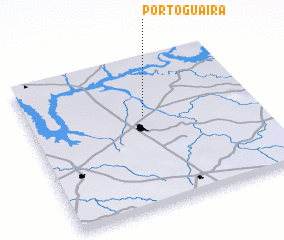 3d view of Pôrto Guaíra