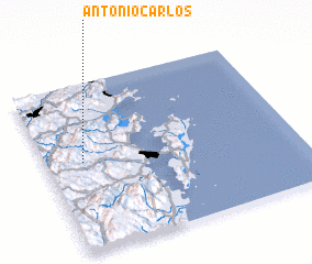 3d view of Antônio Carlos