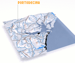 3d view of Pôrto de Cima