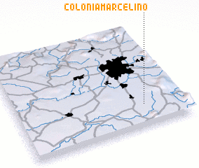 3d view of Colônia Marcelino