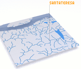 3d view of Santa Teresa