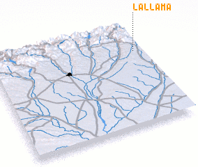 3d view of La Llama