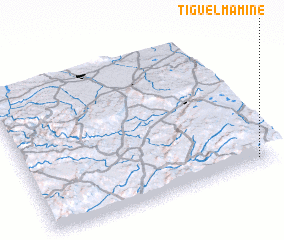 3d view of Tiguelmamine