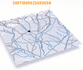 3d view of Santibáñez de Rueda