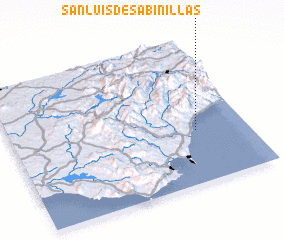 3d view of San Luis de Sabinillas