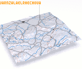 3d view of Douar Nzala el Rhechoua