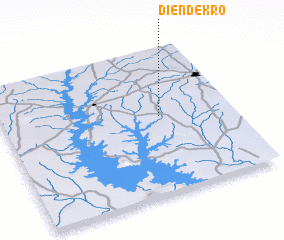 3d view of Diendékro