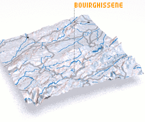 3d view of Bou Irghissene