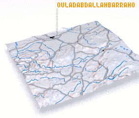 3d view of Oulad Abdallah Barraho