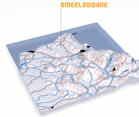 3d view of Bine el Ouidane