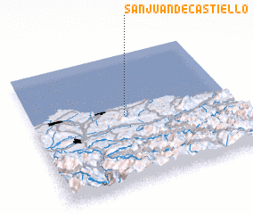 3d view of San Juan de Castiello