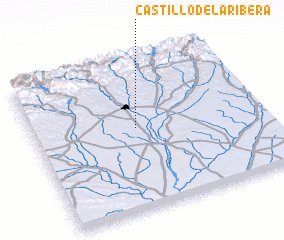 3d view of Castillo de la Ribera