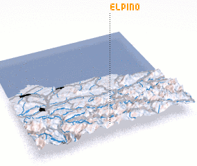 3d view of El Pino