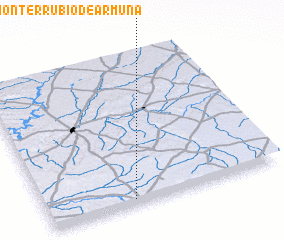 3d view of Monterrubio de Armuña