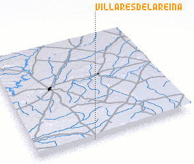 3d view of Villares de la Reina