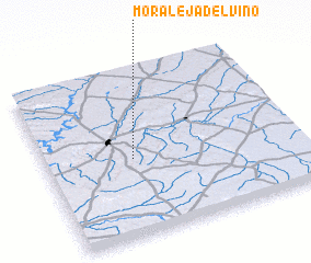 3d view of Moraleja del Vino