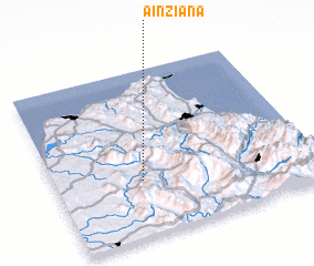 3d view of Aïn Ziana