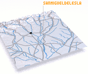 3d view of San Miguel del Esla