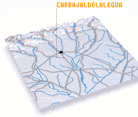 3d view of Carbajal de la Legua