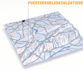 3d view of Fuenterroble de Salvatierra