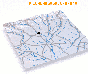 3d view of Villadangos del Páramo