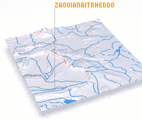 3d view of Zaouia nʼAït Rheddo