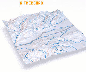 3d view of Aït Merghad