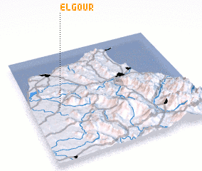 3d view of El Gour