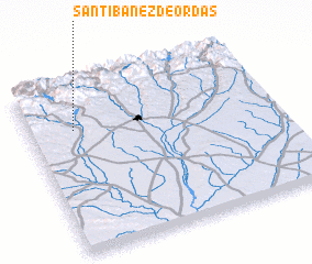 3d view of Santibáñez de Ordás