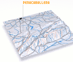 3d view of Peñacaballera