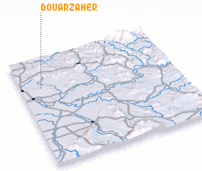 3d view of Douar Zaher