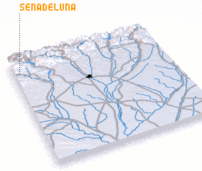 3d view of Sena de Luna