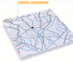 3d view of San Feliz de Órbigo