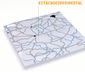 3d view of Estação Experimental