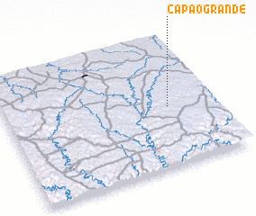 3d view of Capão Grande